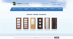 Desktop Screenshot of dverehorovice.cz
