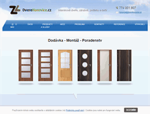 Tablet Screenshot of dverehorovice.cz